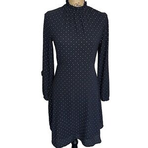 H&M Black and white Polka Dot Sheath Dress